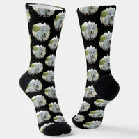 Cute Dog Lovers Personalized Photo Pattern Socks