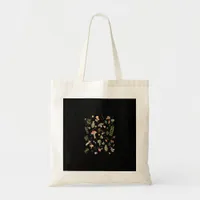 Cottagecore Mushroom Aesthetic Academia Goblincore Tote Bag