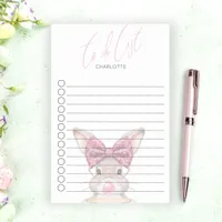 Personalized To-Do List Sticky Notes - Cute Bunny 