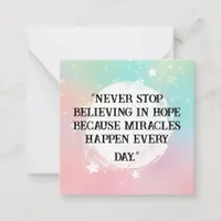 *~  Kindness ENERGY THOUGHT   AP62  Note Card