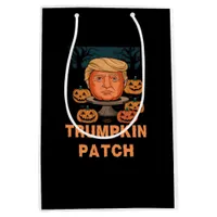Trumpkin  Halloween – Funny Political Pumpkin Desi Medium Gift Bag
