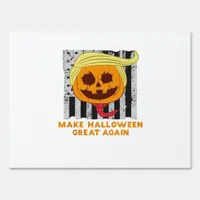 Usa Make Halloween Great Again Funny Classic Sign