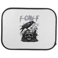 Funny F-Caw-F Crow Funny Halloween Retro Classic Car Floor Mat