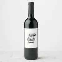 Boo Of Disapproval Funny Quote Wine Label