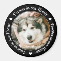 Forever in our Hearts Keepsake Pet Memorial Dog Magnet