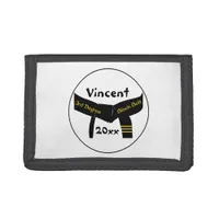 Martial Arts 3rd Degree Black Belt Tri-fold Wallet