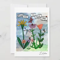 Find Joy in the Day | Art Card