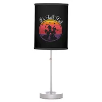 It’s Fall Y’all Vintage Halloween Scene Fall Table Lamp