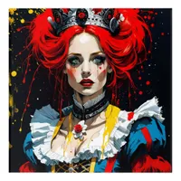 Alice as the Red Queen Acrylic Print