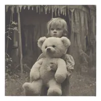 Ghost Child at the Abandoned Vintage Circus Tent