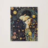 A Couple Kiss Jigsaw Puzzle