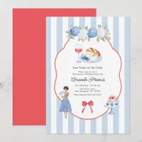 Last Toast on the Coast Coastal Bachelorette Party Invitation