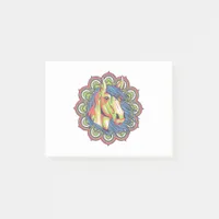 Horse Mandala Post-it Notes