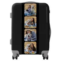 Personalized Dog Lover Pet Photo Collage Luggage