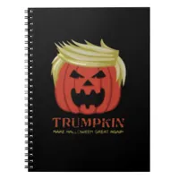 Sweatshirt, Trumpkin, Halloween Merch  Notebook