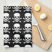 Skull and Crossbones Kitchen Towel