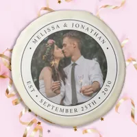 Custom Photo Newlywed Personalized Name Wedding Sugar Cookie