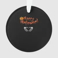 Spooky Skeleton Hands. Happy Halloween.  Ornament