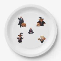 Halloween Day - Trumpkin Classic Paper Plates