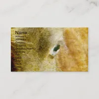 Blue Eyed Mini Filly Grunge Business Card