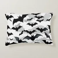 Halloween Flying Bats Accent Pillow