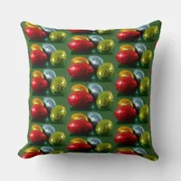 Easter Chocolate Foil Egg Pattern Throw Pillow