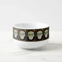 Sugar Skull Halloween Jumbo Bowl Mug