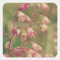 Corelbells, Spring Flowers Square Sticker