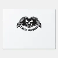 Skeleton Hands Skull Halloween Backgrounds Texture Sign