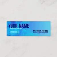 Scifi_Blue Skinny Profile Card