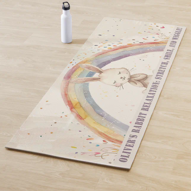 Cute Bunny Children's Yoga Mat