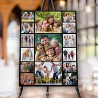 Create Your Own Photo Collage 15 Pictures Black  Foam Board