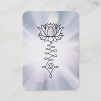 *~* Lavender Lotus Blue Rays Reiki Healing Energy  Business Card