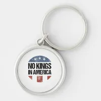 No Kings In America Vintage Patriotic No Kings Cre Keychain