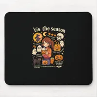Tis The Season Halloween Anime Icons Fall Design Mouse Pad