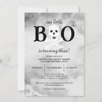 Little Boo Halloween Birthday Invitation
