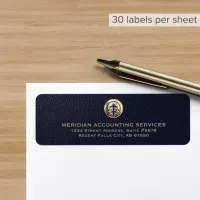 Return Address Labels with Gold Seal Logo