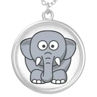 Baby Elephant Cartoon Necklace