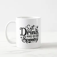 Eat Drink And Be Spooky Retro Classic Coffee Mug