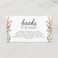 Summer Pastel Wildflowers Books For Baby Cards