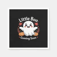 Cute Halloween Pregnancy Announcement Napkins