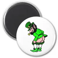 Mooning Leprechaun Magnet