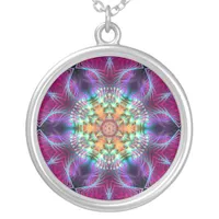 Geometric Fractal Flower *007 Necklace