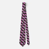 Christmas Cactus Flowers Tie