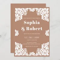 Mexican Talavera Barro Wedding Invitation