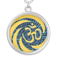 Aum  Tie-Dye Swirl Necklace