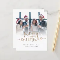 Budget Custom Photo Company Logo Merry Christmas