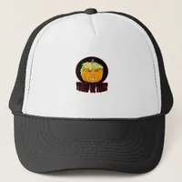 Trumpkin Or Treat Halloween Trumpkin Trick Or Trea Trucker Hat