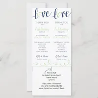 Wedding Photo Booth Frame Inserts | Navy & Green