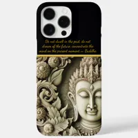 Buddhist Carving of a Serene Figure. Generative AI iPhone 16 Pro Max Case